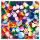 Farbgebiete - Regenboog gestreifte Pom Pom, 180.