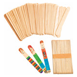 Färbung - große Holzbastelstöcke, 100 Set von 100