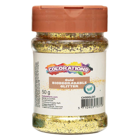 Colorationen – biologisch abbaubares Glitzergold – 50 g