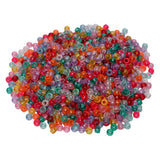 Colorationen - Ponyperlen Glitzer 6x9 mm, 1000 Stk.