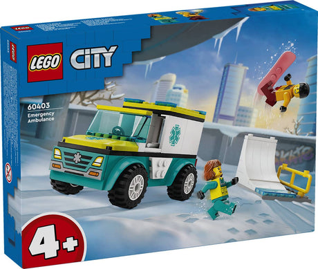 Lego City Krankenwagen und Snowboarder – 60403