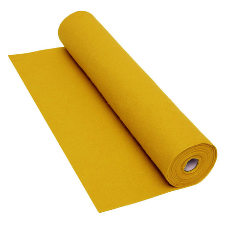 Colorations – dunkelgelbe Filzrolle – 160 g/m², 5 m x 45 cm