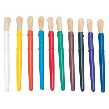 Colorationen - dicke Kunststoffpinsel, 10 Stk.