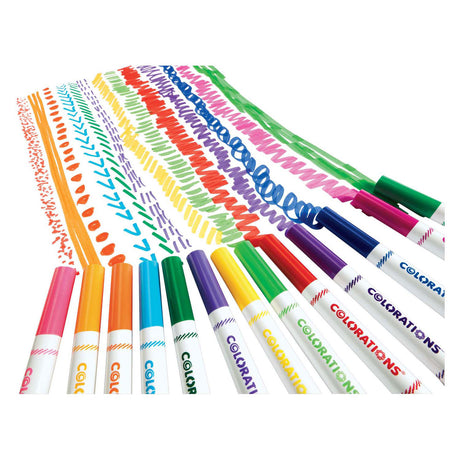 Colorationen – abwaschbare dicke Marker – 16 Farben, 256 Stück.