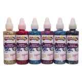Colorationen - Konfetti-Glitzerkleber 118 ml, 6 Stk.