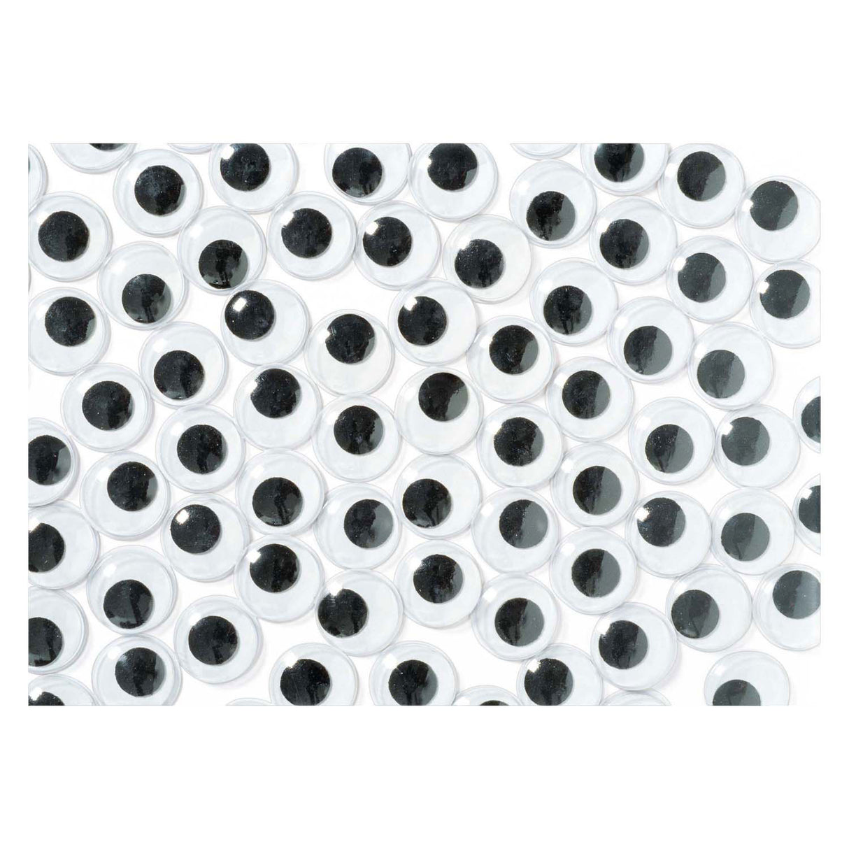Colorationen - schwarze Kulleraugen, 100 Stück.