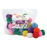 Colorations - farbige Pompons 5cm, 50Stk.