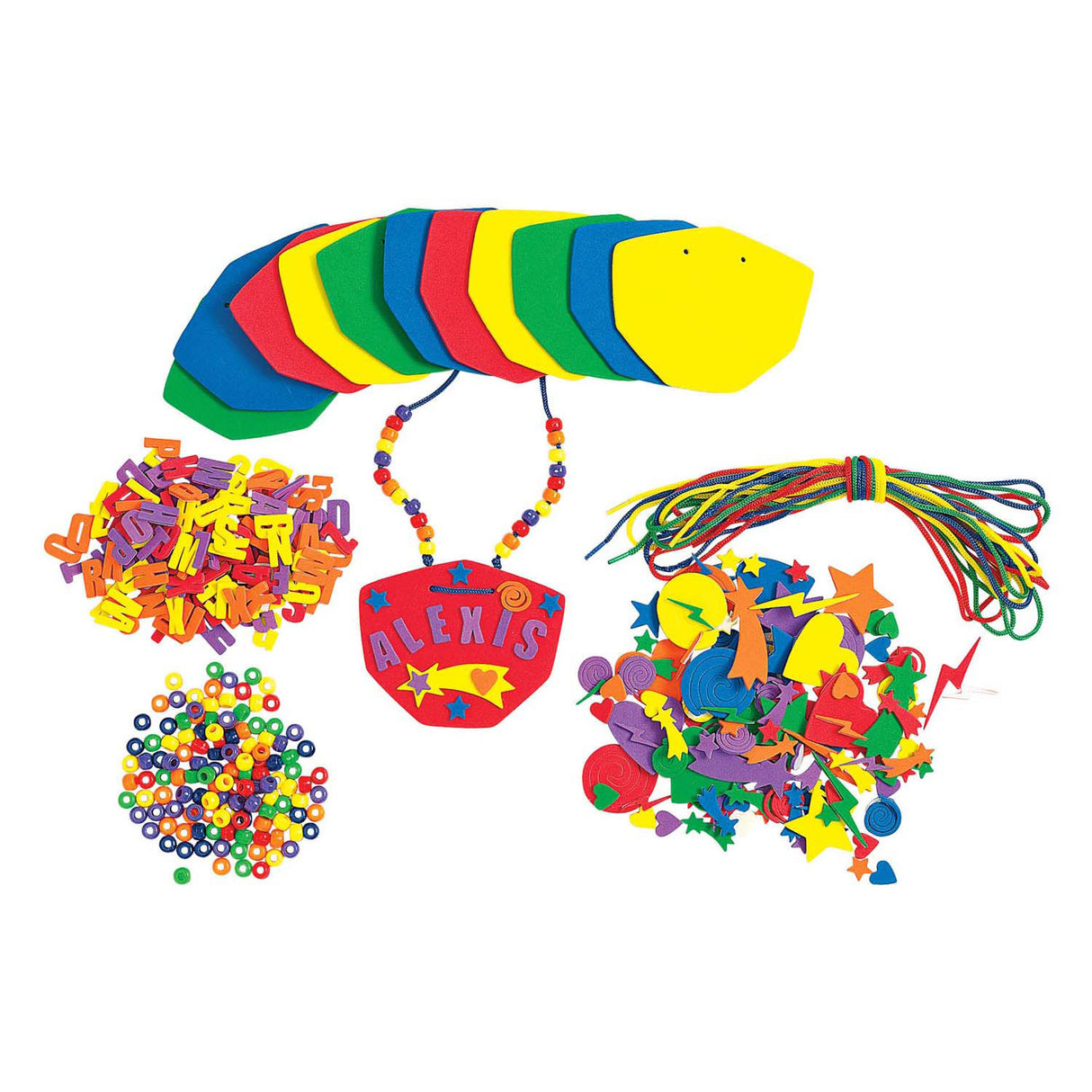Colorations - Superhelden-Anhänger-Bastelset, 12-tlg.