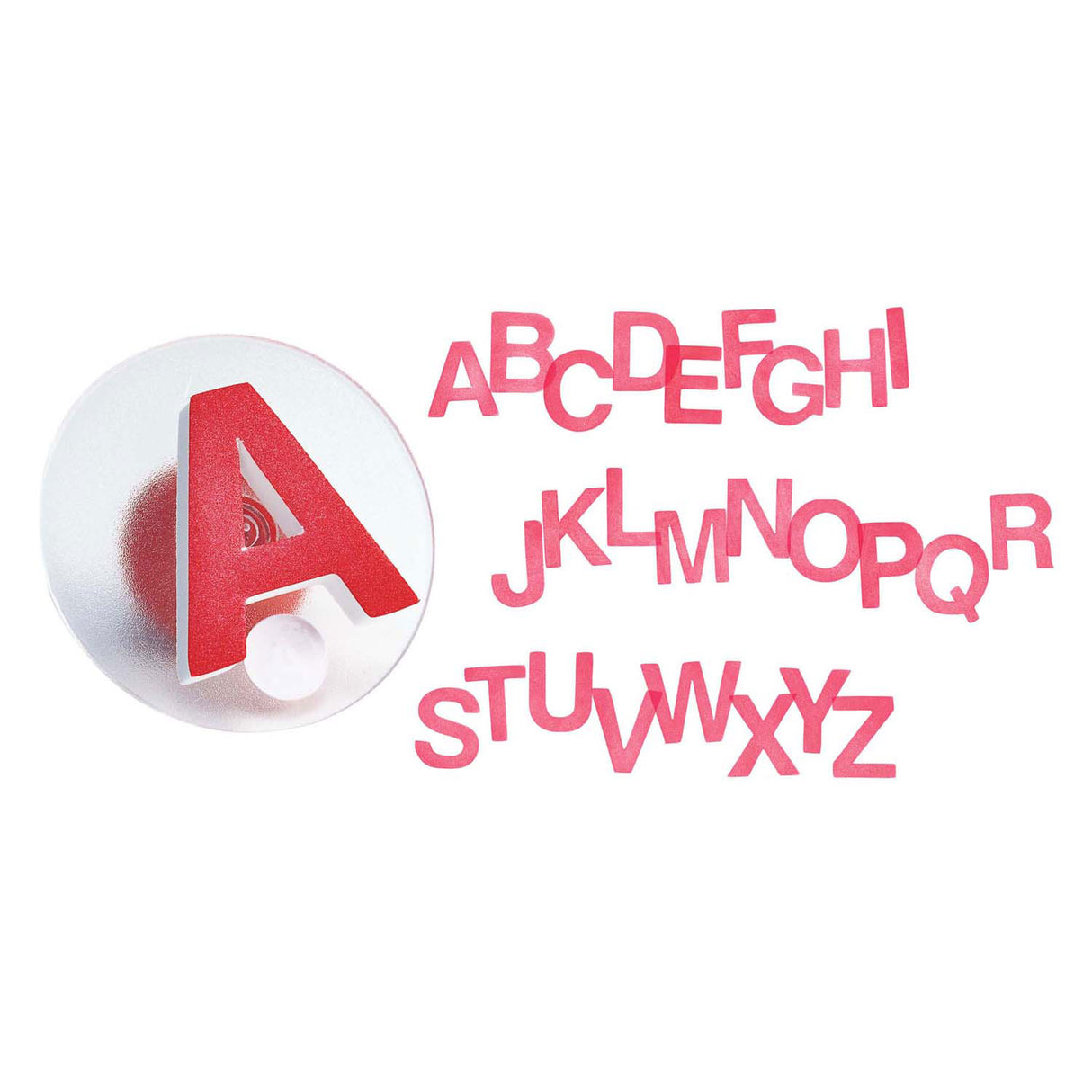 Colorations – griffige Großbuchstaben-Stempel, 26 Stück.