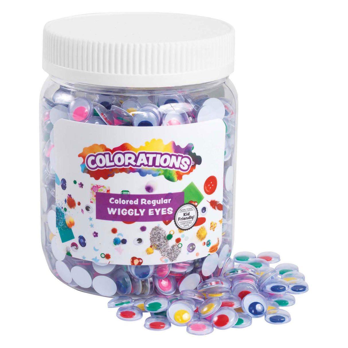Colorationen - farbige Kulleraugen, 1000 Stück.