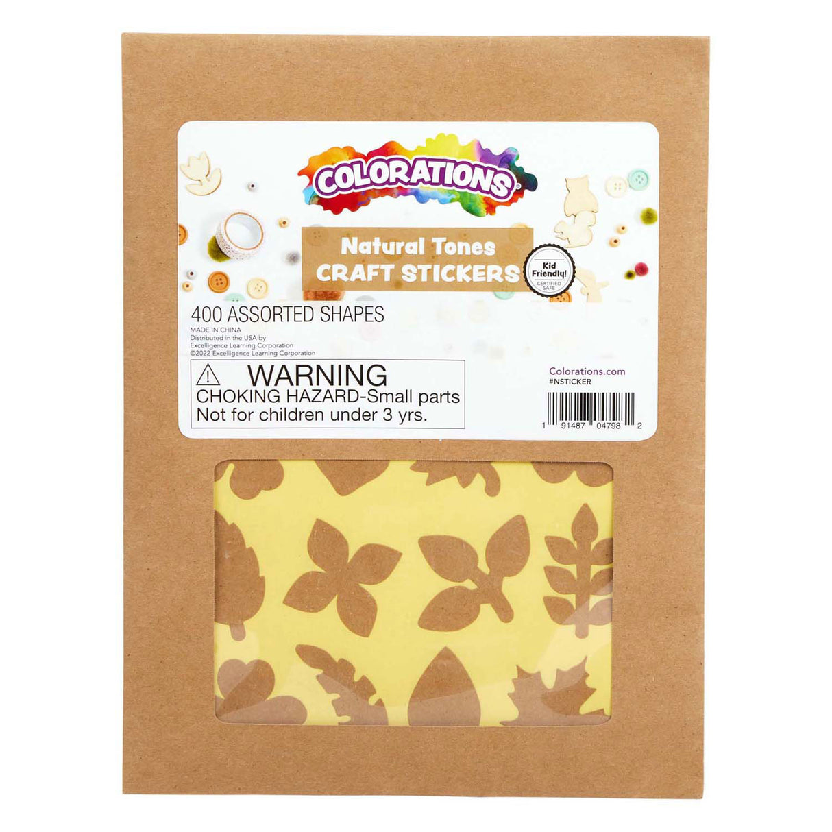 Färbungen – botanische Bastelaufkleber, 400 Stück.