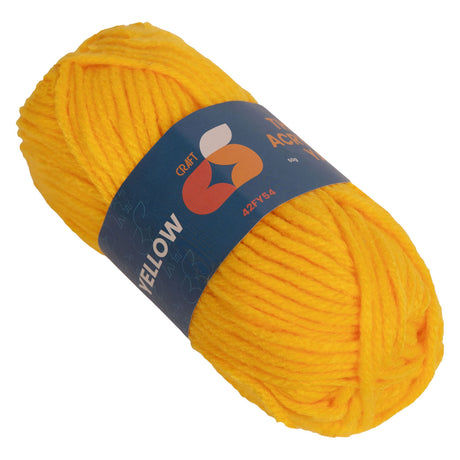 Färbungen - Acrylgarn 4 mm - 50gr - Gelb