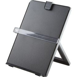 Fellowes documenthouder - houdt 125 vellen - ergonomisch - met regellezer - zwart