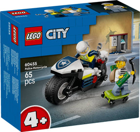 Lego® City Verfolgungsjagd auf Polizeimotorrad – 60455