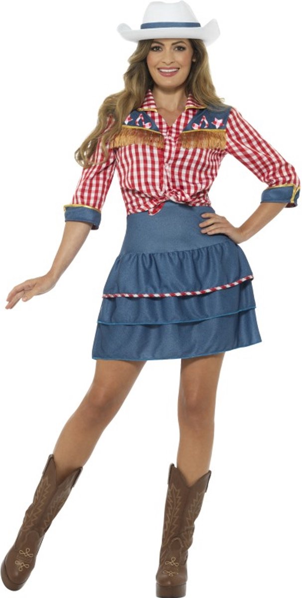Smiffys Cowboy-Anzug Damen – Größe 36 38