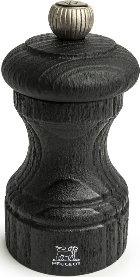 Peugeot Bistro Nature Pfeffermühle 10 cm – Schwarz – PEFC-Holz