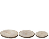 Decoris Holzgrundplatte Ø37cm 3-teilig