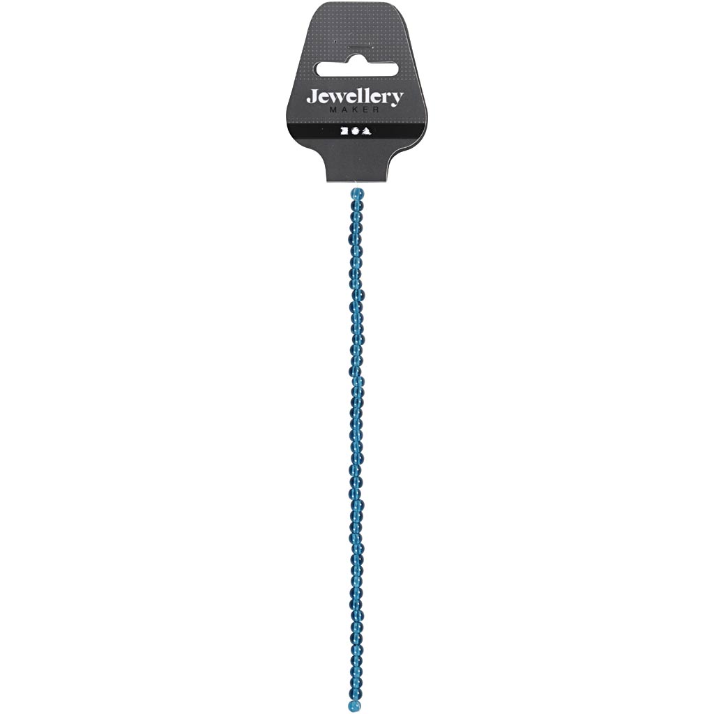 Creativ Company Glass Perlen Turquoise, 45..