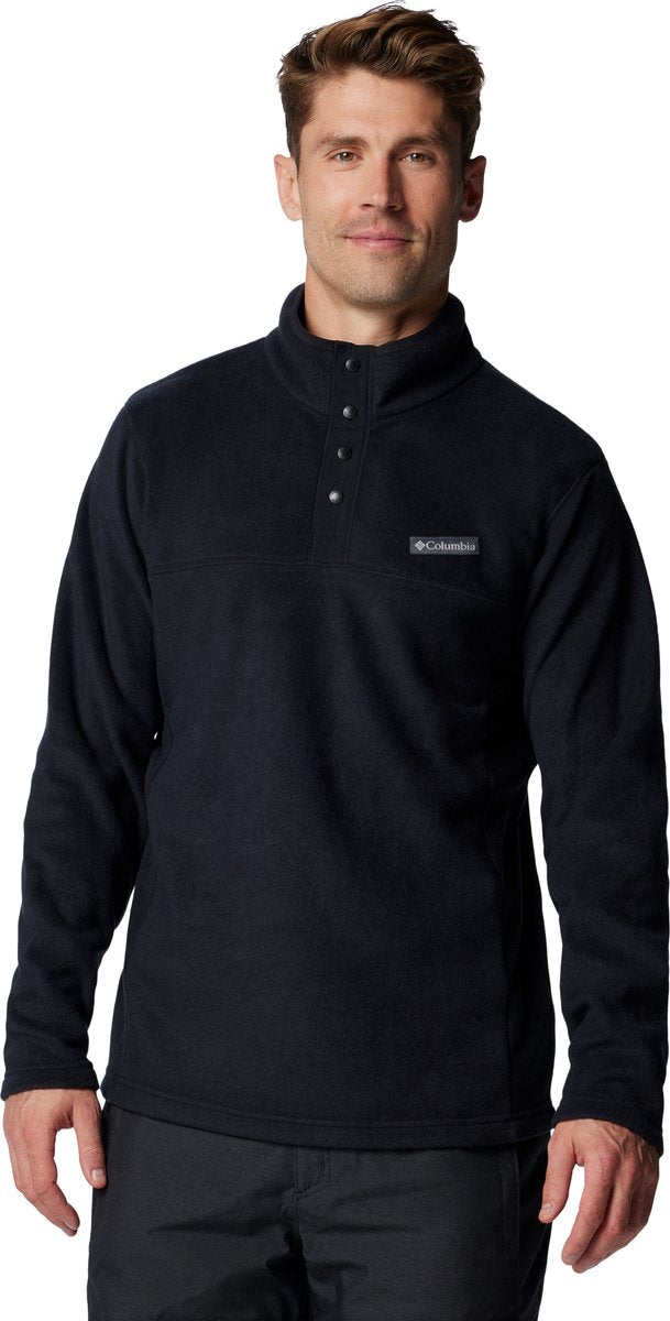 Columbia Steens Mountain™ Half Snap II Herren-Outdoor-Pullover – Schwarz – Größe S