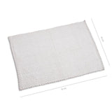 Wicotex Badematte Classic Braid 60x90 weiß