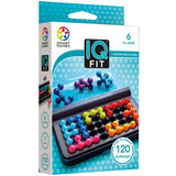 Smartgames IQ Fit – logisches Denkspiel Reisepuzzle – 120 Aufgaben mit 3D-Puzzleteilen – lehrreiches Solospiel für Kinder und Erwachsene – ab 6 Jahren