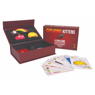 Exploding Kittens Original Edition – Kartenspiel voller Spannung und Humor – 2 bis 5 Spieler – ab 7 Jahren