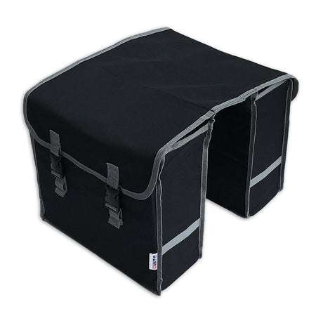 Lynx Doppelte Fahrradtasche Polyester 32L schwarz grau