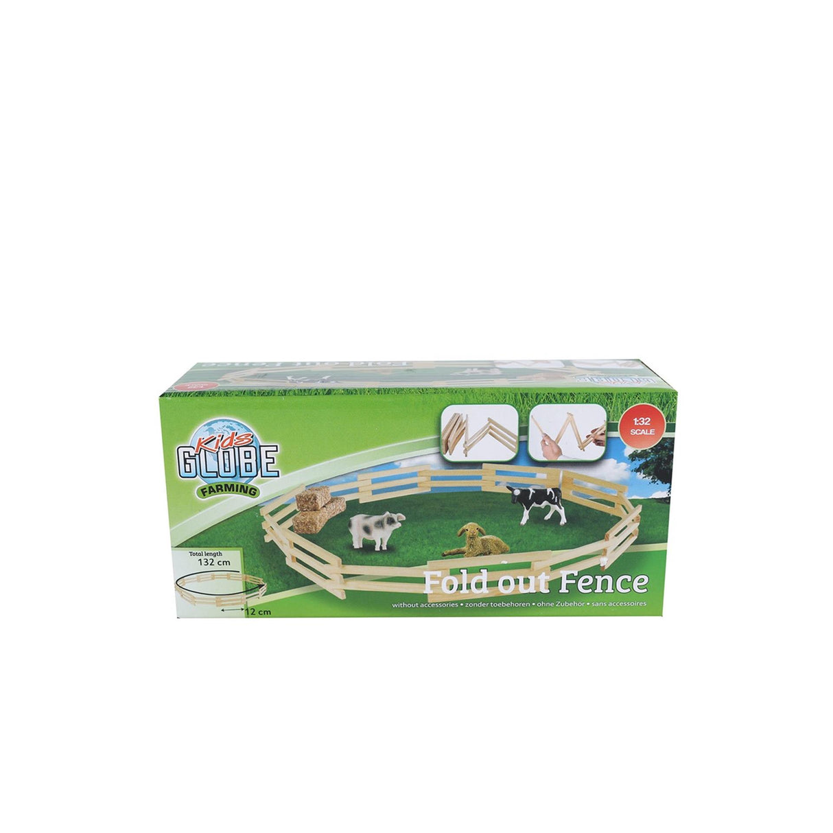 Kinderglobus Holzzaun 1:32, 132cm