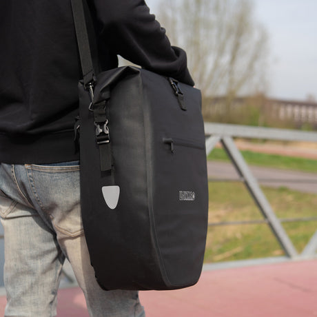 Lynx Fahrradtasche Single TPU 28L schwarz wasserdicht E-Bike Hayes