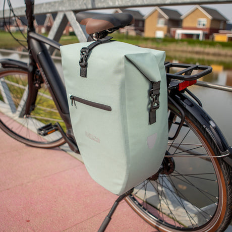 Lynx Fahrradtasche Single TPU 28L mintgrün wasserdicht E-Bike Hayes
