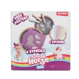Toi-toys Toi Toys Einhorn-Gehsteigkreide + Schablonen