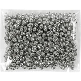 Creativ Company Metallhülse, D 5 mm, versilbert, 500 Stück 1 Box