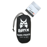 Lynx rain pants dry go size S