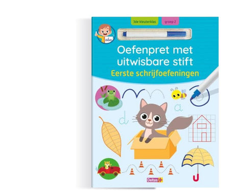 Deltas Übungsspaß mit abwaschbarem Marker – erste Schreibübungen