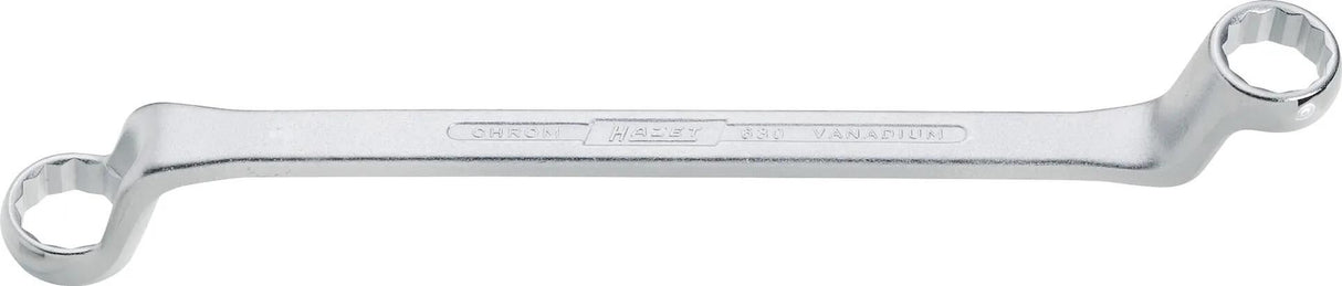 Hazet Doppelringschlüssel 630 Do-Ringschlüssel 24x27mm, tiefballig