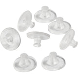 Creativ Company Ohrringverschluss, D 10 mm, transparent, 10 Paar 1 Box