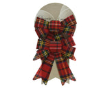 Decoris strik ruit polyester 2-delig 14x17cm