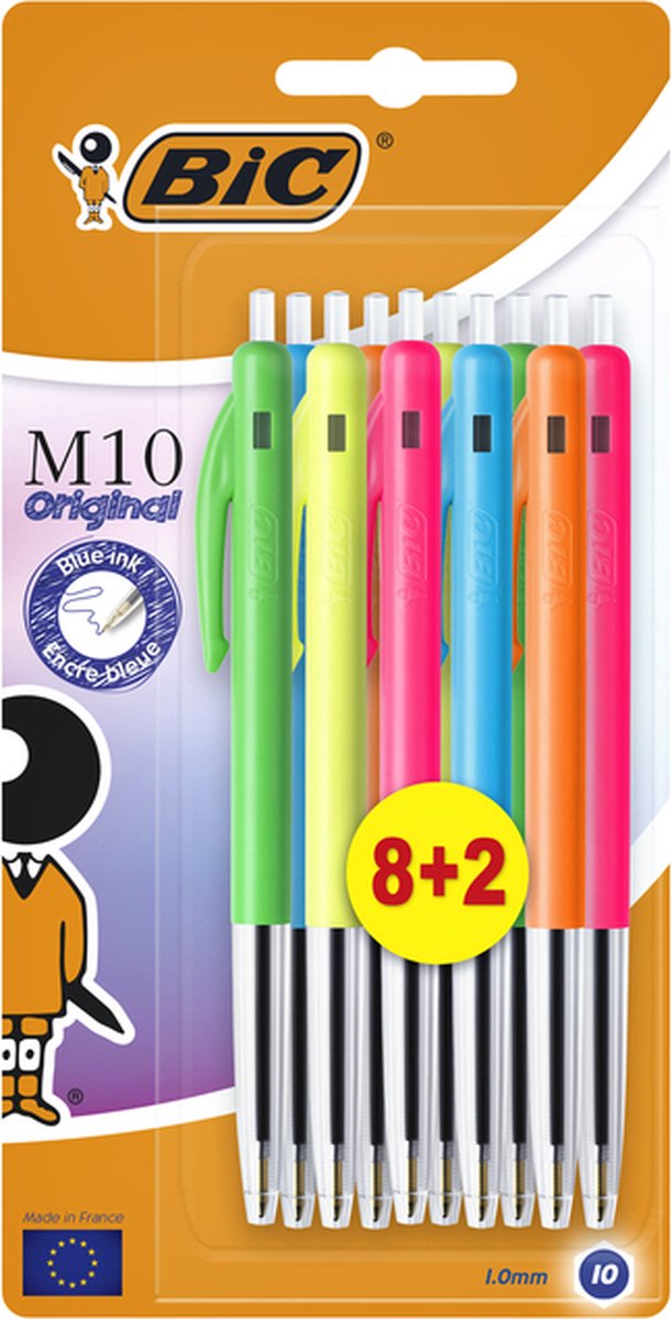 Bic Kugelschreiber M10 Farben, limitierte Auflage