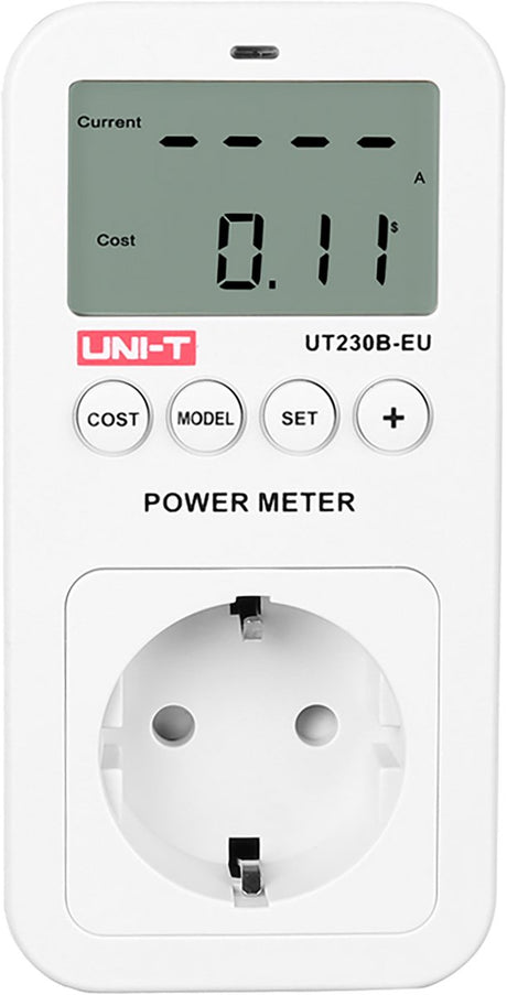 Uni-t-Serie – Energieüberwachungssteckdose – ut230b-eu – LCD-Display – Energieüberwachung