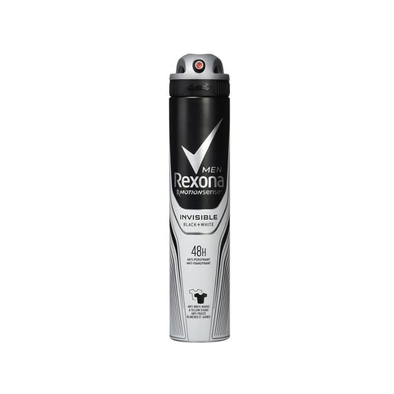Rexona Deodorant Spray Herren 200ml schwarz unsichtbar