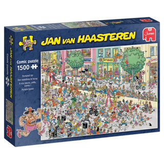 Jumbo-Puzzle Jan van Haasteren, ein zu hoher Stilettoabsatz, 1500 Teile