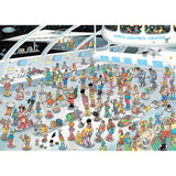 Jan van Haasteren Puzzle – Gib uns Platz wie im Film – 2x1000 Teile.