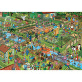 Jumbo Jan van Haasteren Puzzle - Kleingärten, 1000 Teile.