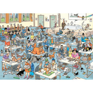Jan van Haasteren Puzzle - Die Katzenausstellung - 1000 Teile.