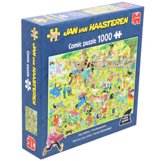 Jumbo Jan van Haasteren Puzzle - Hundeparcours, 1000 Teile.