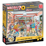 Jumbo Wasgij Retro Original 9 Puzzle – kleine Renovierung, 1000 Teile.