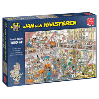 Jan van Haasteren Puzzle - Die Renovierung, 3000 Teile.