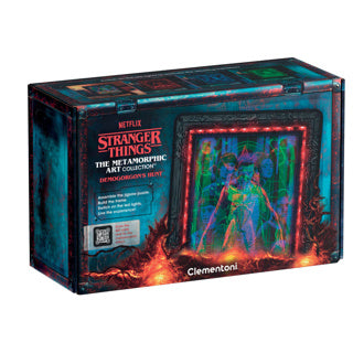 Clementoni – Puzzle – Stranger Things – Morphing Collection – Eleven – Puzzle mit RGB-Beleuchtung und Morphing-Effekt – 520 Teile