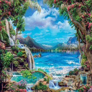 Clementoni Puzzle Paradies auf Erden, 2000 Teile.
