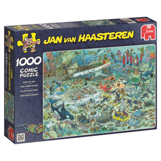 Jumbo-Puzzle Jan van Haasteren Tiefsee 1000 Teile